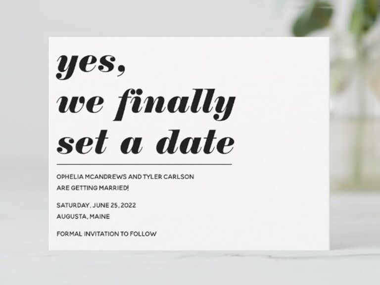 Funny Save-The-Date Cards For Couples With A Sense Of Humor