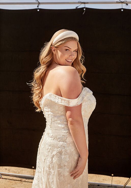 Madison James Krysta Sheath Wedding Dress - 5