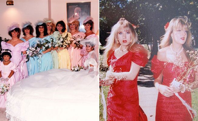 Terrible '80s Bridesmaid Fashions That ...