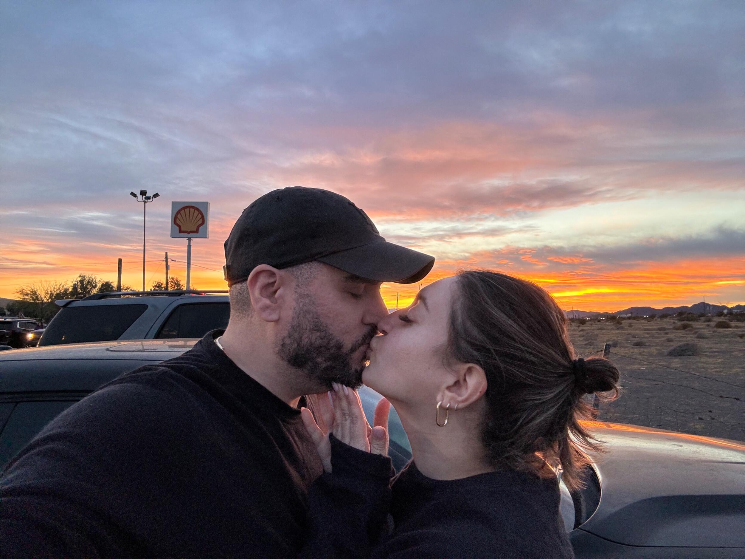 Fabian: "Our first road trip to Las Vegas. My car broke down on the way home, but somehow it's still one of my favorite memories."
