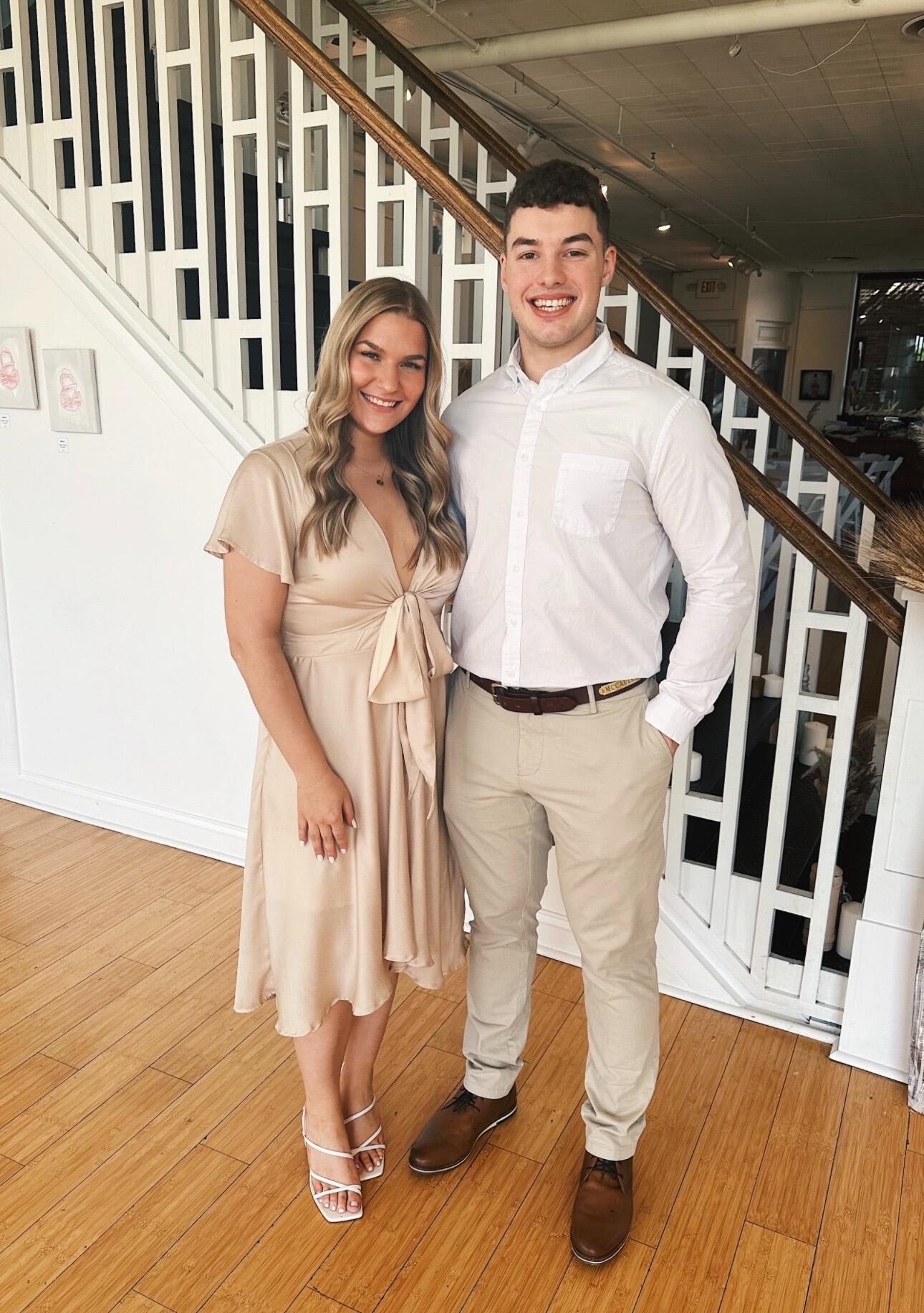 they both were bridesmaids and groomsmen in many, many weddings, 