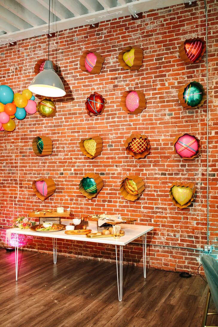 Dessert Display at Reception at the Unique Space in Los Angeles, California