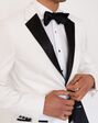 Suit Shop Men's Ivory White & Black Tuxedo Tuxedo - thumbnail - 3