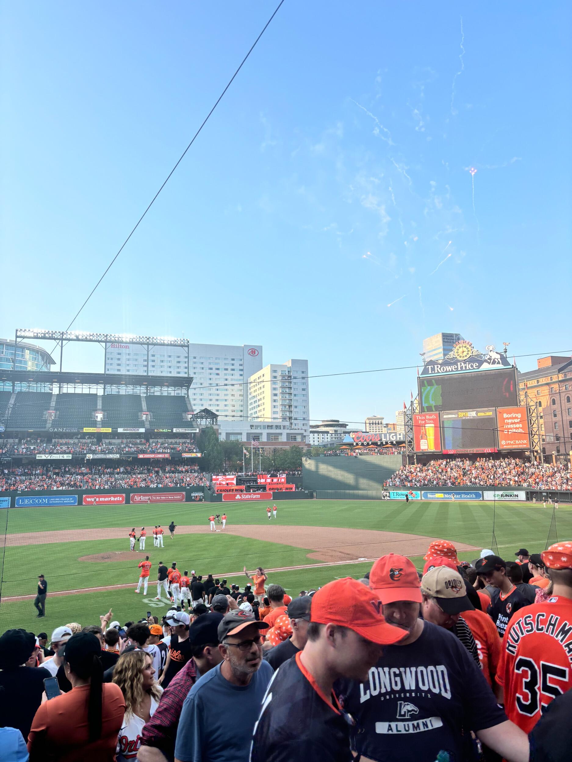 Moved to Baltimore for Parker's new job at Johns Hopkins University and became Orioles fans! (Forgive us New Englanders)