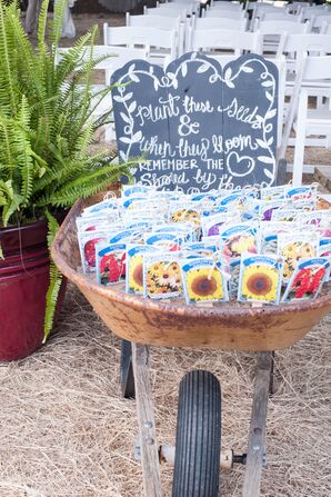 Wildflower-Seed Wedding Favors