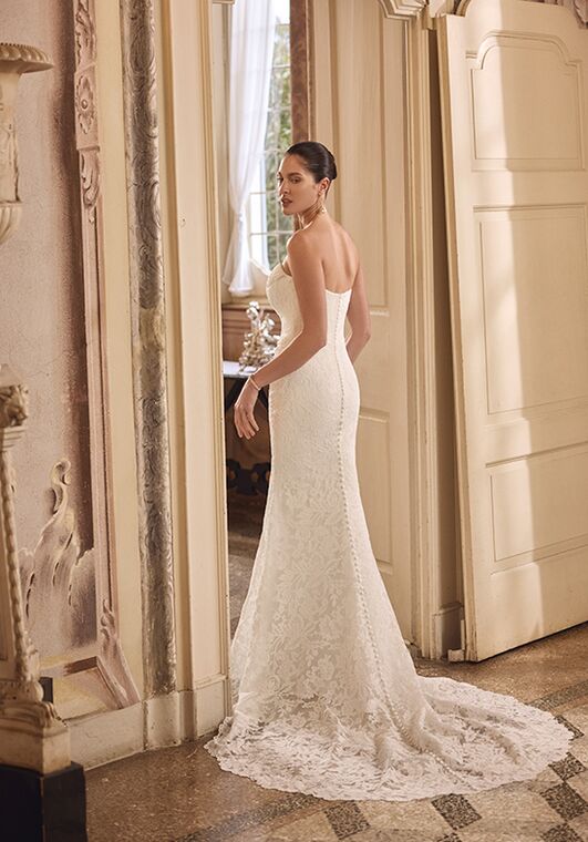 Justin Alexander Lissy Fit-and-Flare Wedding Dress - 3