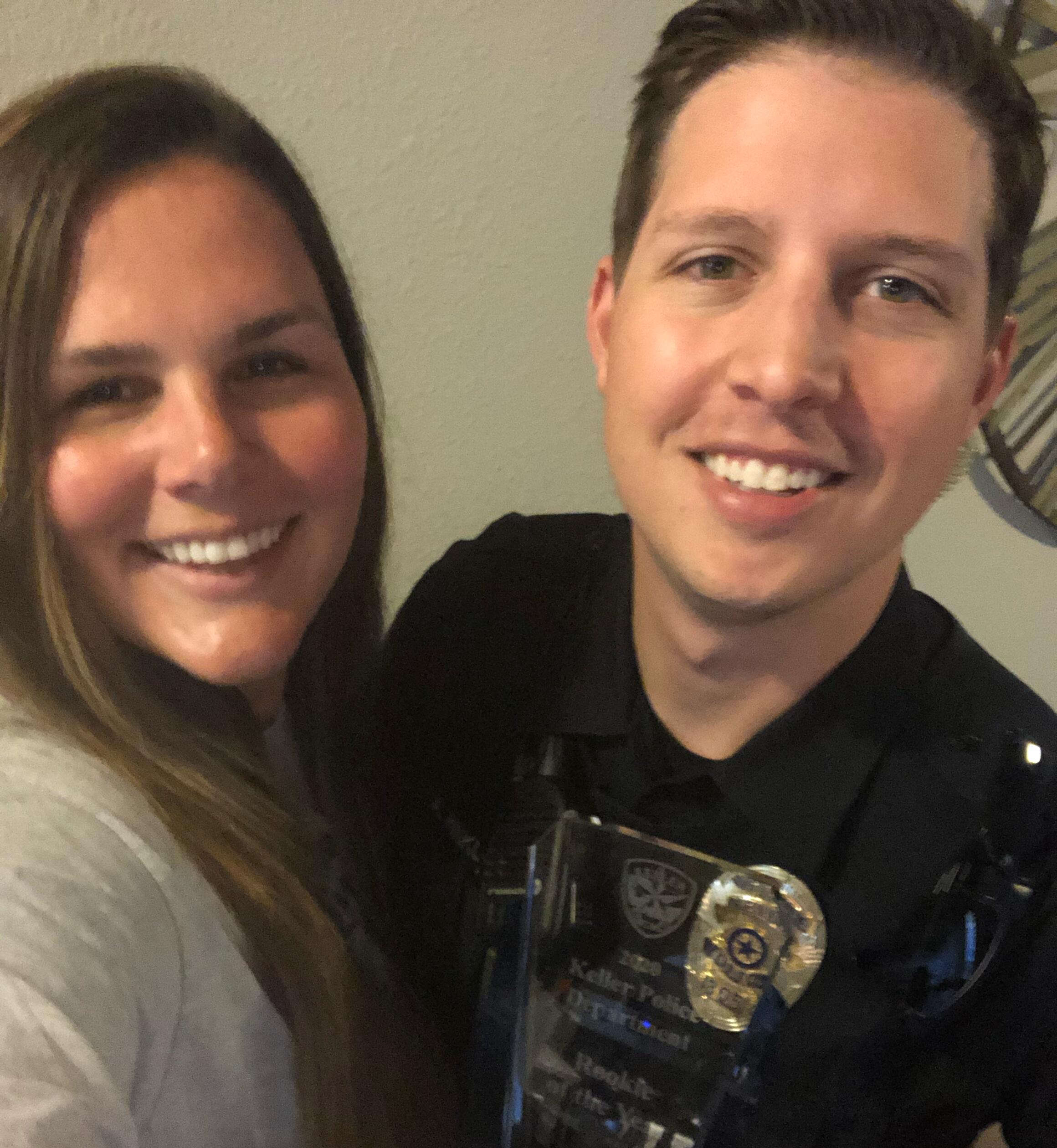 Picture of Austin is Keller PD’s 2020 Rookie of the Year