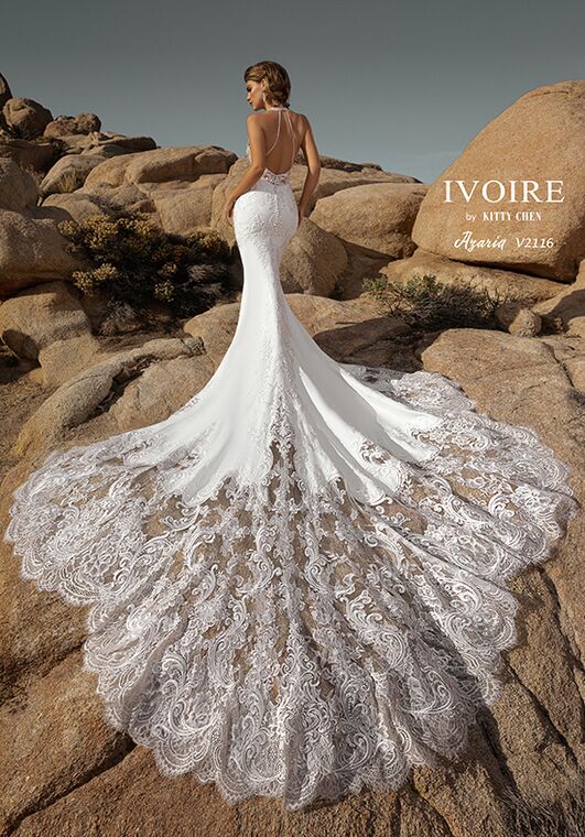 IVOIRE by KITTY CHEN AZARIA,V2116 Sheath Wedding Dress - 4