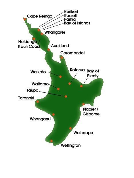 Picture of North Island, New Zealand