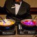 Reception Dessert Flambe Station