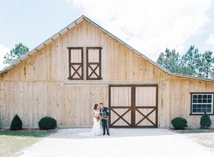 Mandy and Diego celebrated their love while honoring their heritage with a Mexican-inspired barn wedding at the Barn at Lone Oak Acres in Parrish, <a 