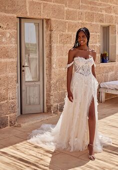 Lillian West 66401 A-Line Wedding Dress