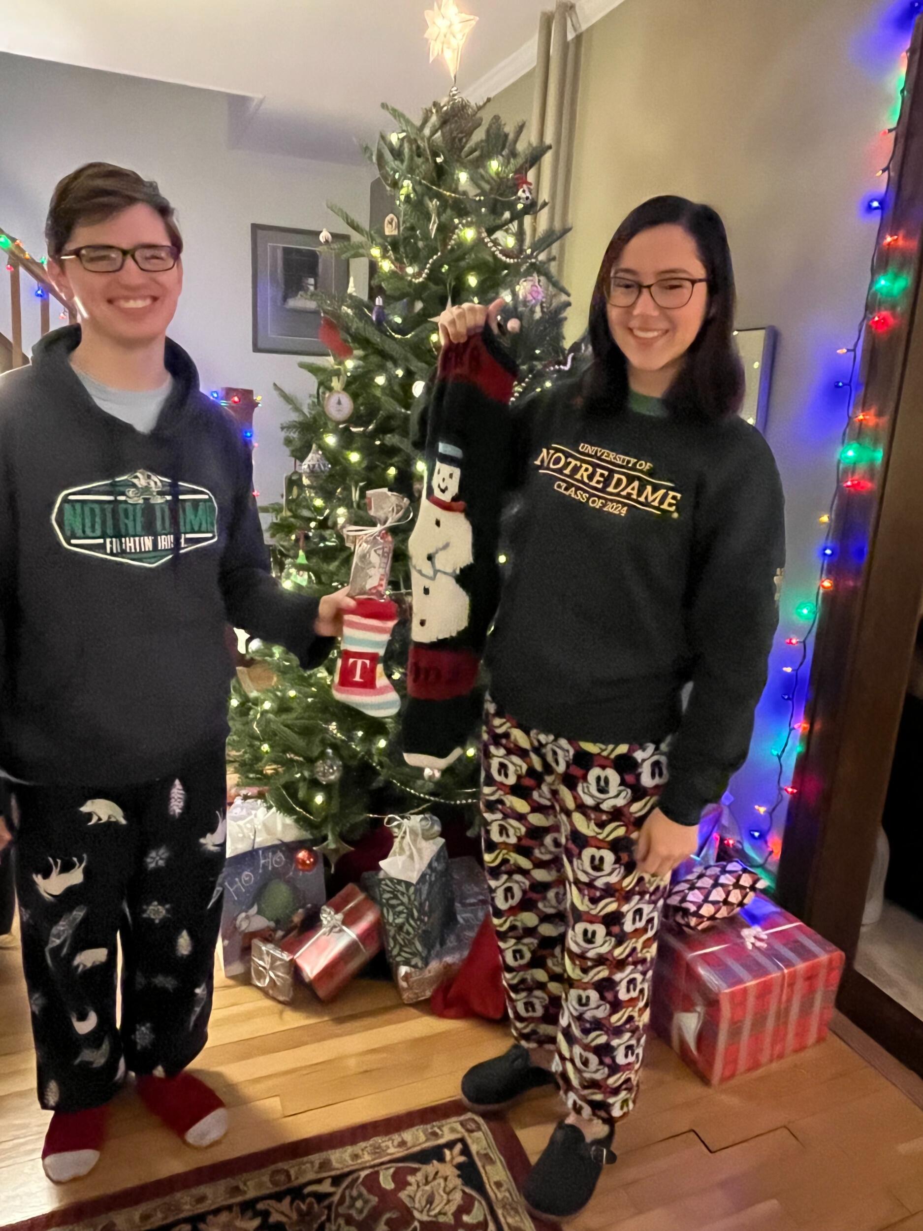 Teddy's inauguration to the Foote family stocking tradition (don't worry Teddy, they grow larger each year)