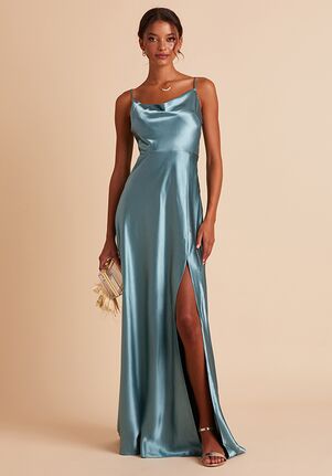 Birdy Grey Lisa Long Dress in Sea Glass Scoop Bridesmaid Dress