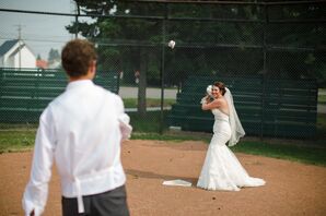 Bride and Groom Baseball