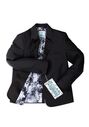 Little Tuxedos "Prodigy" Kids Dark Charcoal Tuxedo (5-Piece Set) Flower Girl Dress and Ring Bearer Outfit - thumbnail - 6