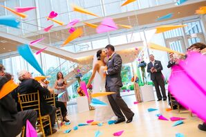 Bright Paper-Airplane Recessional Throws