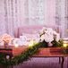 Romantic, Rustic Cocktail Lounge Table