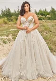 Martin Thornburg a Mon Cheri Collection MT9104 | Lilac Mermaid and Trumpet Wedding Dress