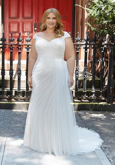 Morilee by Madeline Gardner Helen, 3376 Fit-and-Flare Wedding Dress
