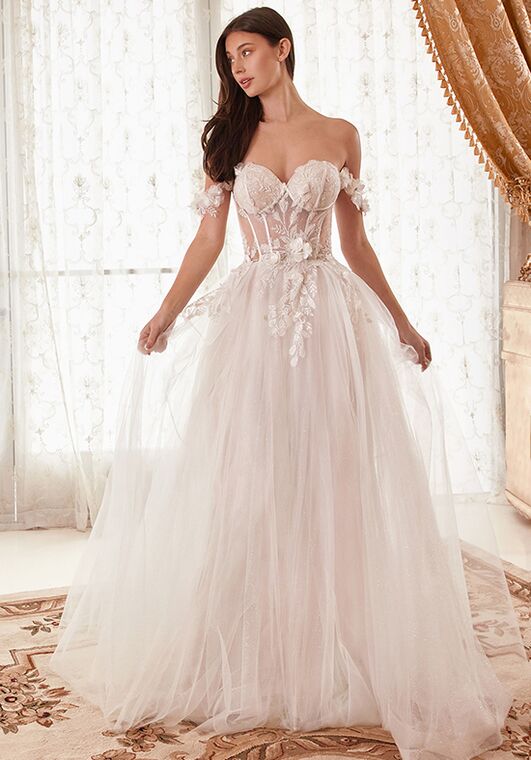 Ladivine WN308 Ball Gown Wedding Dress - 4