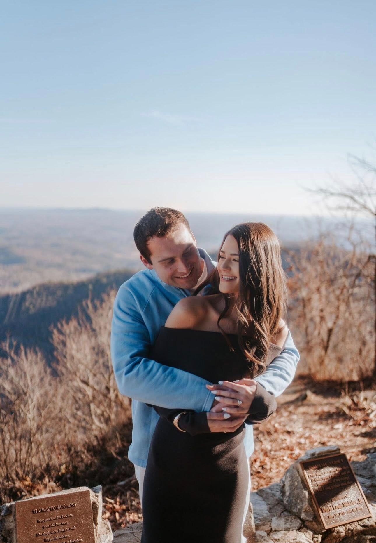Kade planned everything by himself from the location, photographer, dinner after, and the night in downtown Greenville after to see the Christmas lights.