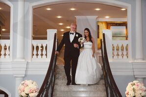 Bride Entering with her Godfather