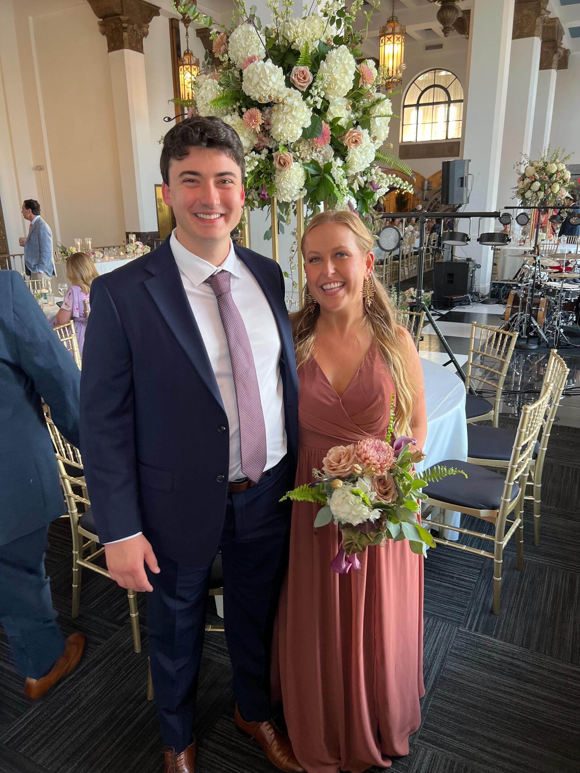 Celebrated our best friend, also officiant!!!, marrying another one of our best friends!