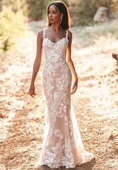 Allure Romance R3701 Sheath Wedding Dress