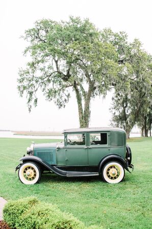 Antique Ford Model-A on Display