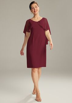 AW Bridal AW Sookie Dress Red Mother Of The Bride Dress