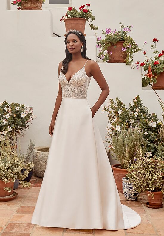 Beloved by Casablanca Bridal BL337-2 Emerald A-Line Wedding Dress - 1