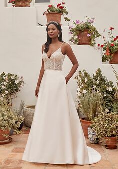 Beloved by Casablanca Bridal BL337-2 Emerald A-Line Wedding Dress