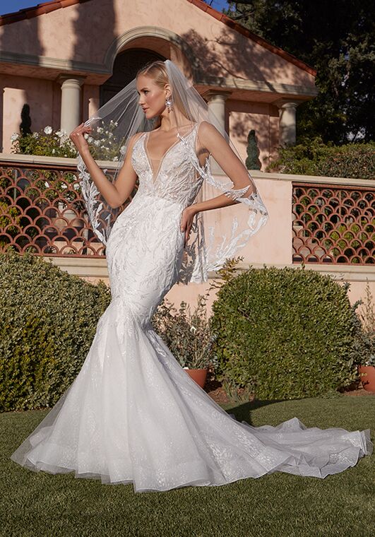 Casablanca Bridal Style 2521 Winnie Fit-and-Flare Wedding Dress - 5