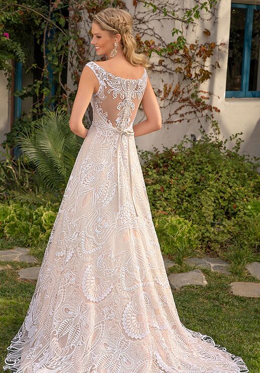 Beloved by Casablanca Bridal BL303 Ember A-Line Wedding Dress - 4