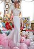 INES DI SANTO Spring 2023 - Aiesha Trumpet Wedding Dress - thumbnail - 1