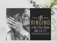 10 Happy Holiday Cards for Engaged and Newlywed Couples