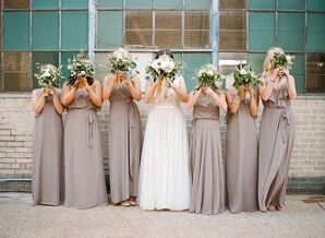 Floor-Length Amsale Bridesmaid Dresses