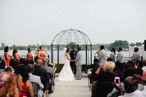 The Roostertail Waterfront Ceremony, Metal Arbor