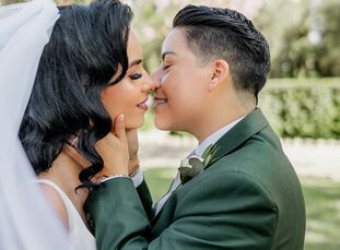 When it came to planning their wedding at Lindley-Scott House in Azusa, California, Linda and Jen prioritized making the day "an infusion of who Jen a