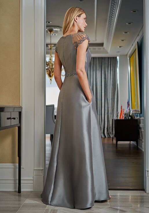 Jade Mother of the Bride by Jasmine J225011 Black,Blue,Brown,Champagne,Gray,Green,Ivory,Pink,Purple,Red,Silver,White Mother Of The Bride Dress - 3