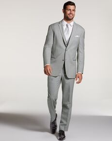 MEN'S WEARHOUSE Calvin Klein® Shawl Lapel Tuxedo Wedding Tuxedo | The Knot