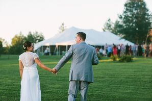 Laid-Back Backyard Wedding Reception