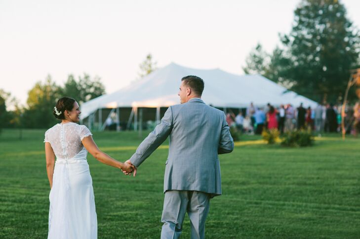 Laid-Back Backyard Wedding Reception