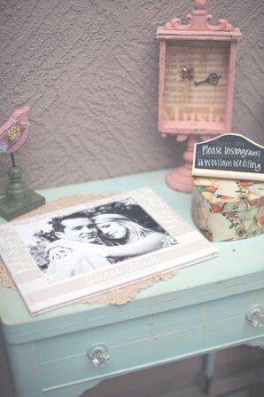 Shabby-Chic Guest Book Display