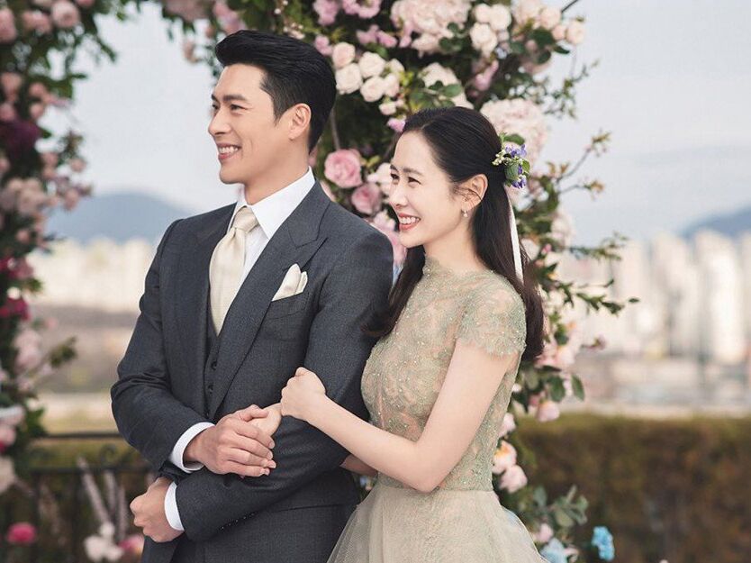 Son Ye- jin with wedding dress by Vera Wang