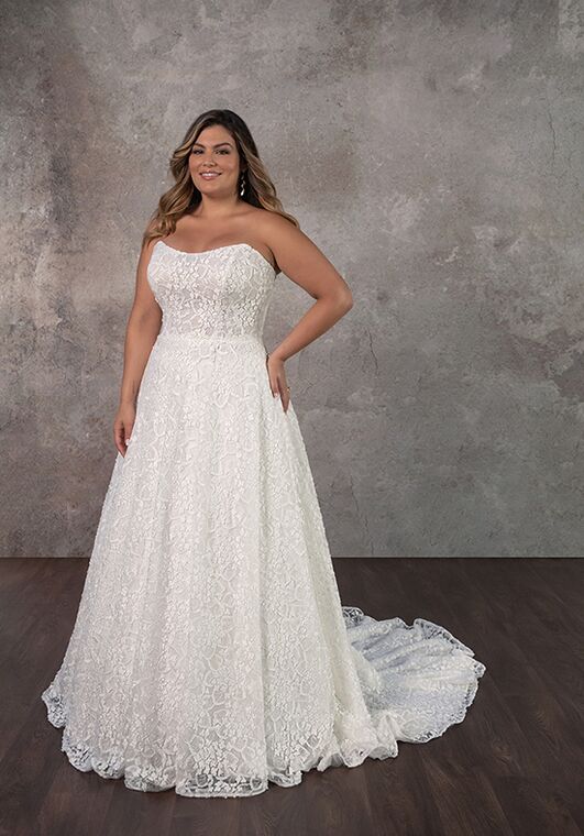 Essense of Australia D4196 A-Line Wedding Dress - 6