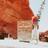 A Sandstone Formation Was the Backdrop For This Mohave Desert Wedding at Valley of Fire State Park in Nevada