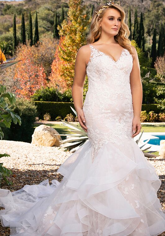 Casablanca Bridal 2391 Jillian Mermaid Wedding Dress - 6