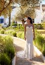 Lillian West 66428 Fit-and-Flare Wedding Dress - thumbnail - 4